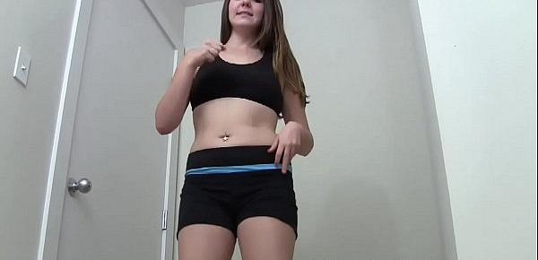  Stroke your cock while I tease you in yoga pants JOI